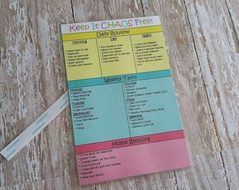 Editable Cleaning InsertCleaning Insert Cleaning Planner Insert Scrapbook Stickers