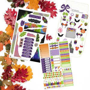 Zestaw naklejek Halloween Magic Simple Weekly Naklejki A La Carte Zestaw naklejek Mini Naklejki do albumów