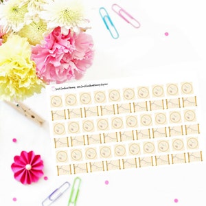 Cross Stitch Stickers For Planner Decorative Planner stickers crafting stickers Icon stickers  Self Care Stickers Scrapbook Stickers