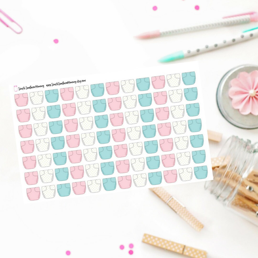 Cloth Diaper Stickers - Etsy