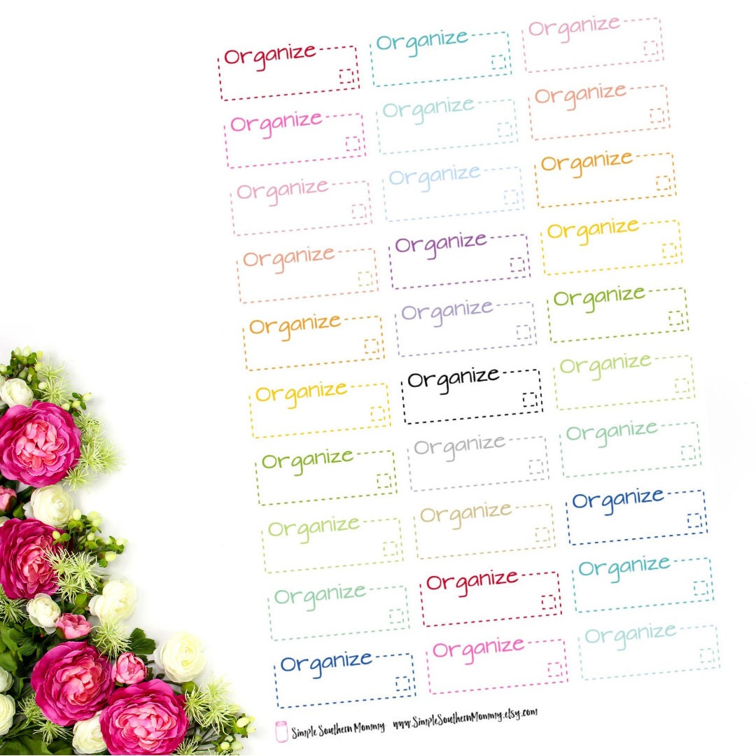 System Sticker Management Color Organize Stickers Color Coding Stickers Functional Stickers Adulting ...
