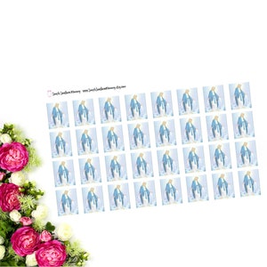 Mother Mary Stickers Catholic Stickers Catholic Journal Stickers Christian Stickers Christian Journaling Catholic Planner Stickers