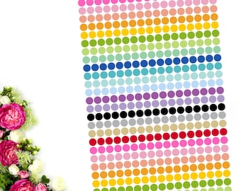 Color Coding Dot  Stickers  Color Coding Stickers Functional Stickers Adulting Stickers Home Management Stickers Rainbow Stickers
