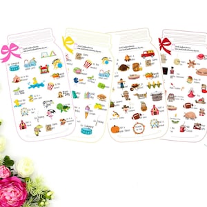 Pegatinas de lista de deseos de temporada Pegatinas de lista de deseos Pegatinas de cuidado personal Pegatinas de adultez Pegatinas de manualidades Pegatinas de álbum de recortes