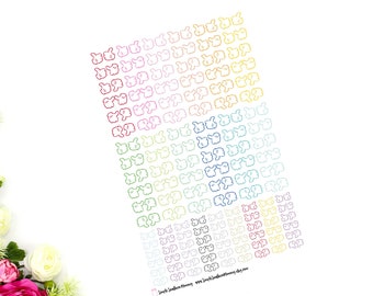 David's Rating System Stickers Color Coding Stickers Functional Stickers Adulting Stickers Home Management Stickers Rainbow Stickers