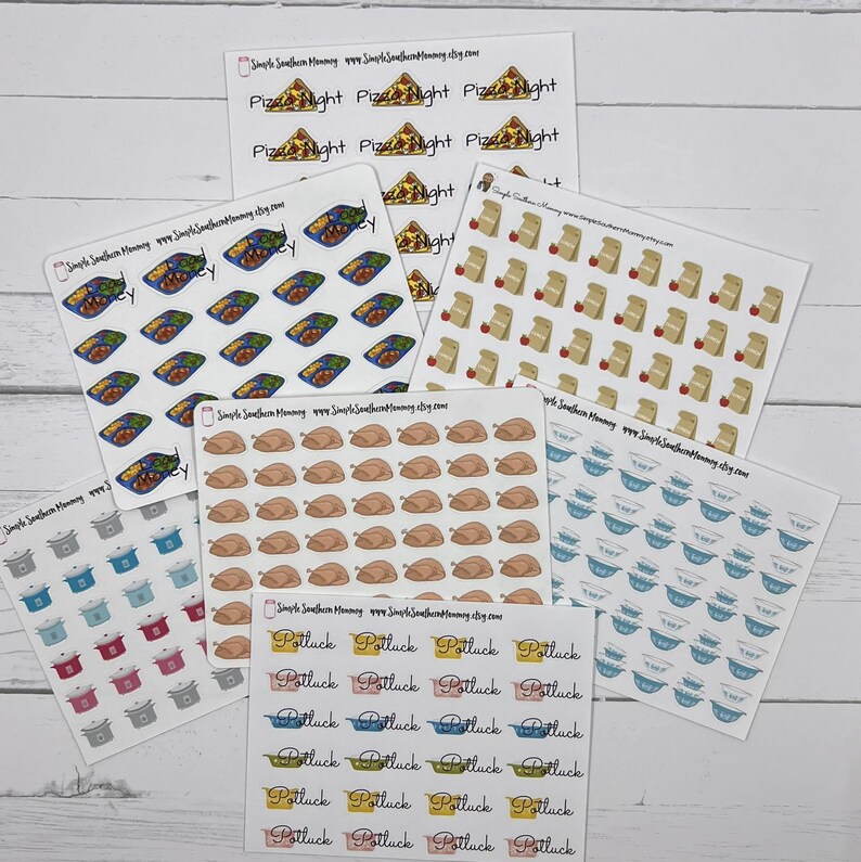 Putluck Sticker Vintage Pyrex Bowl Stickers Cleaning Stickers Chore Stickers Clean Mama ...