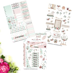 He is Risen Simple Weekly Sticker Kit A La Carte Stickers  Scrapbook Stickers Christian Stickers Catholic Stickers Spring Stickers Easter