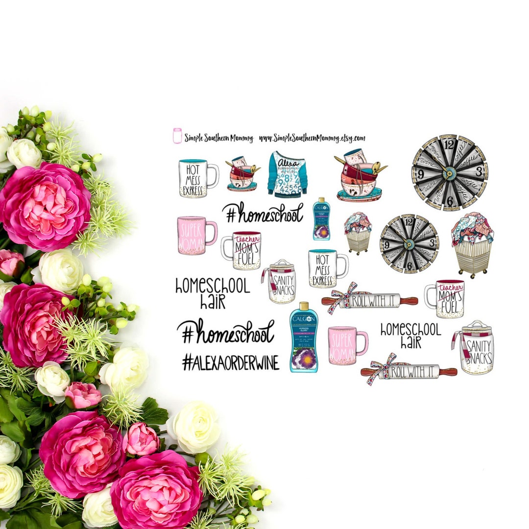 Alexa Homeschool the Kids Decorative Stickers Bucket List Stickers ...