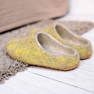 wool slippers felt slippers boiled wool slippers flat woman slippers home slippers slippers hygge clogs image 3