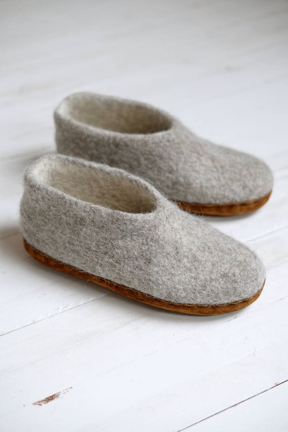 boiled wool slippers