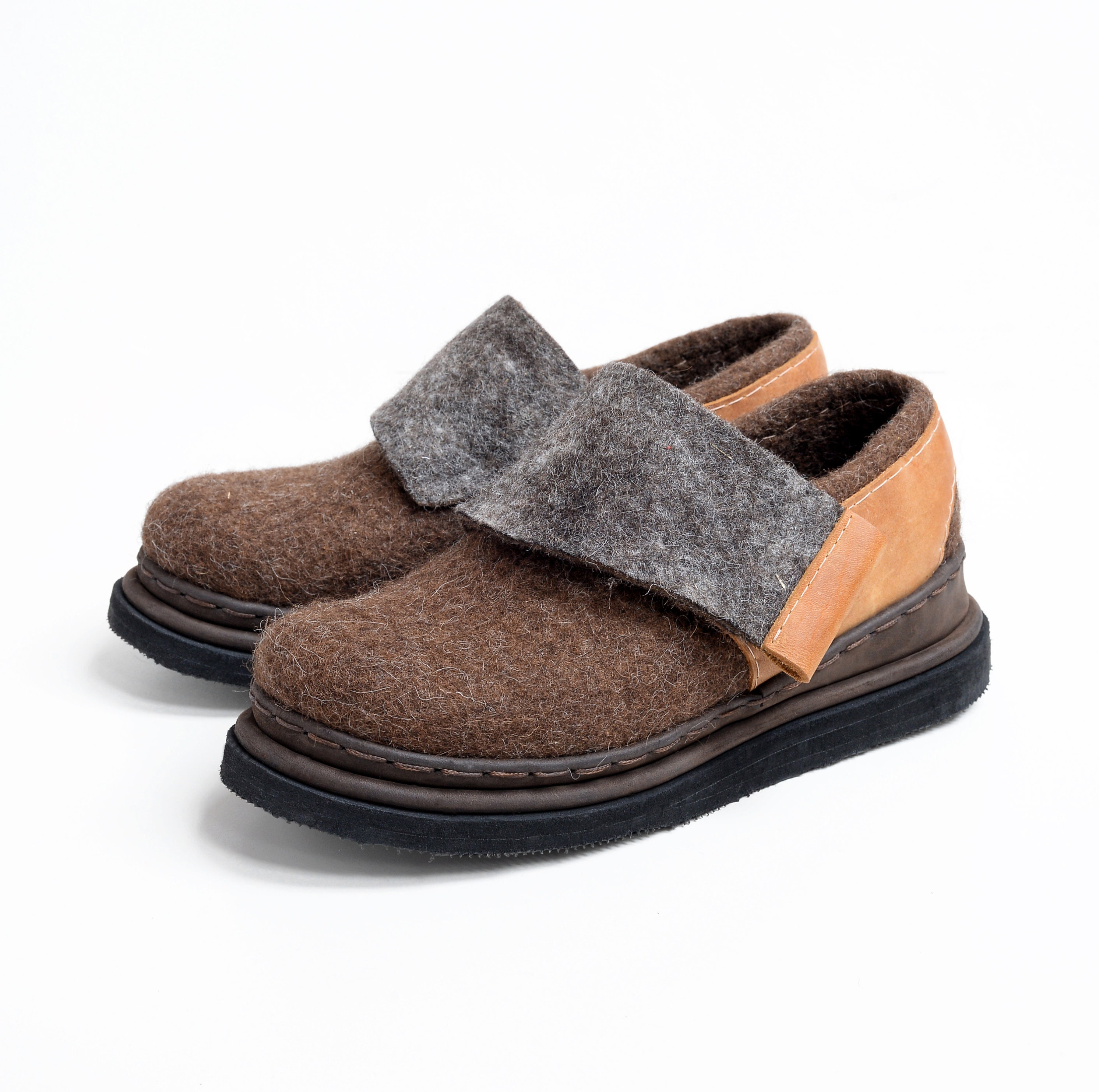 felted wool shoes