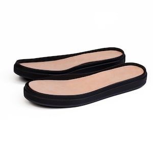 Thermoplastic black rubber (TR) soles for woman sizes Sneaker sole repair DIY making shoe project sole