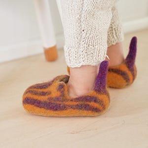 Funny wool baby slippers- eco-friendly toddler house shoes perfect for both boys and girls.