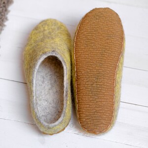 wool slippers felt slippers boiled wool slippers flat woman slippers home slippers slippers hygge clogs image 5