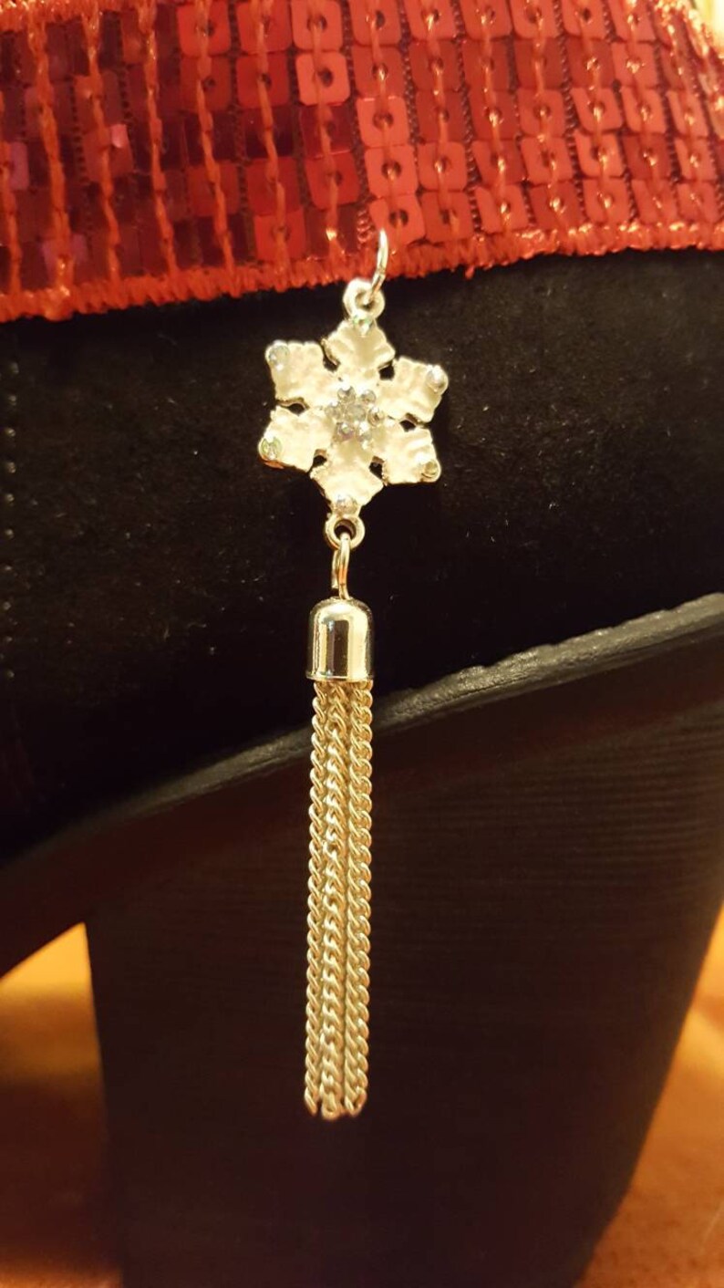Christmas Bling,Christmas Jewelry,Holiday Jewelry Christmas,Christmas Boot Bling,Christmas boot chains,Christmas Party Gear Holiday Bling.