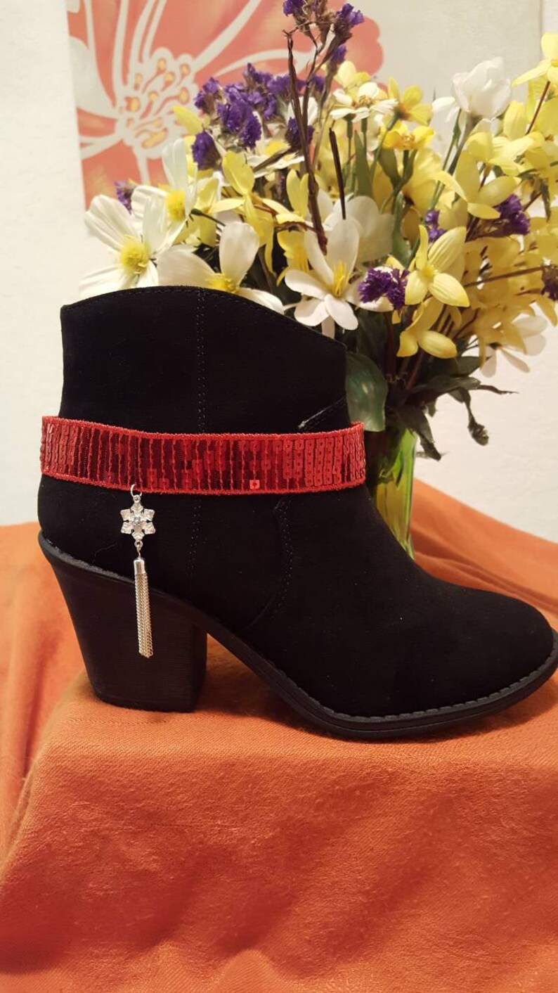 Christmas Bling,Christmas Jewelry,Holiday Jewelry Christmas,Christmas Boot Bling,Christmas boot chains,Christmas Party Gear Holiday Bling.