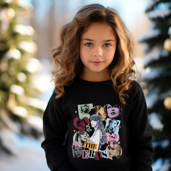 Taylor Swift Youth Sweatshirt ,gift for Taylor Swift Fans, the Eras Tour  Sweatshirt, Eras Tour Merch, Kids Hoodie, Taylor Swift 1989 Shirt 