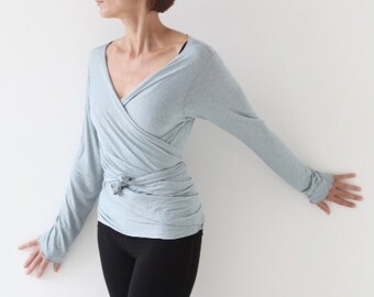 yoga wrap shirt