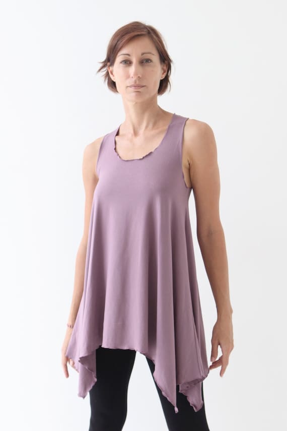LOOSE fit FLOWY TOP, racer back summer tank top
