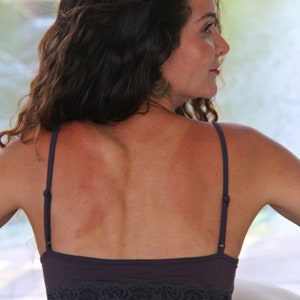 LACE trim BRALETTE, comfy seamless bra, 10 colors available image 5