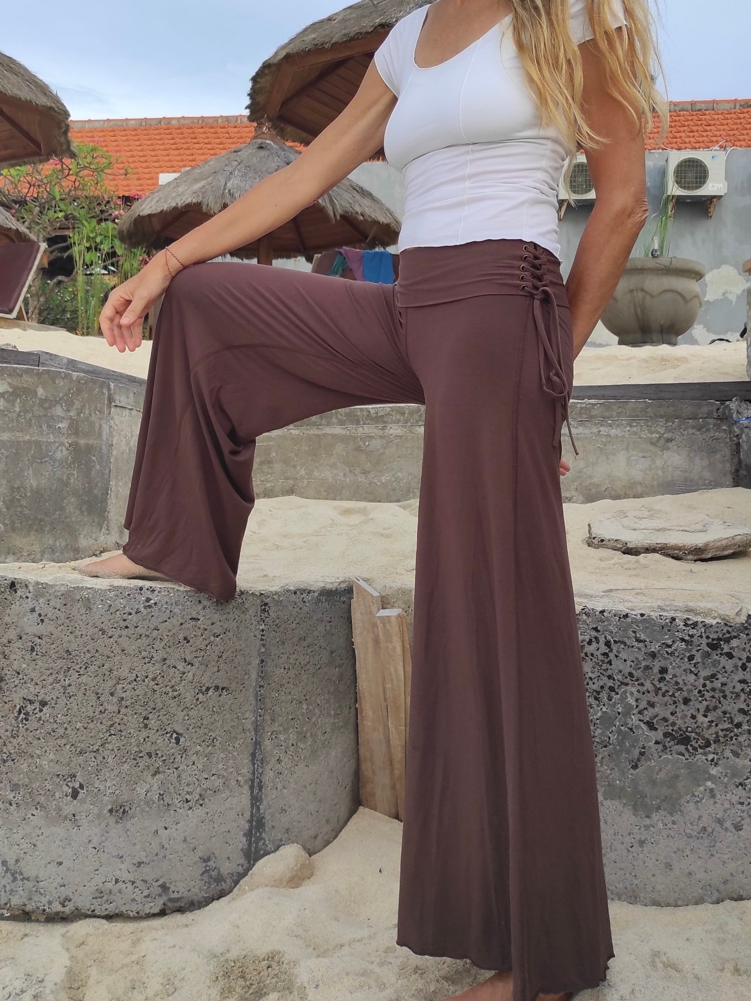 Harem Pants-womens Clothing-women Harem Pant-brown-dancewear-bellydance Pant -loose Fitting Pants-baggy Pants-festival Bottoms-baggy Trousers -   Canada