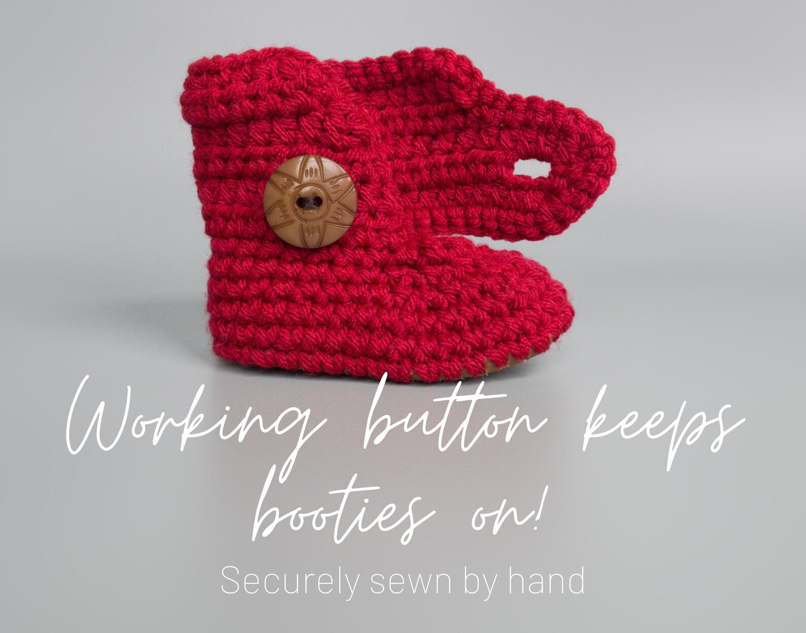 Baby Boy Boots Red Baby Shoes Crochet Baby Booties 612 M Etsy