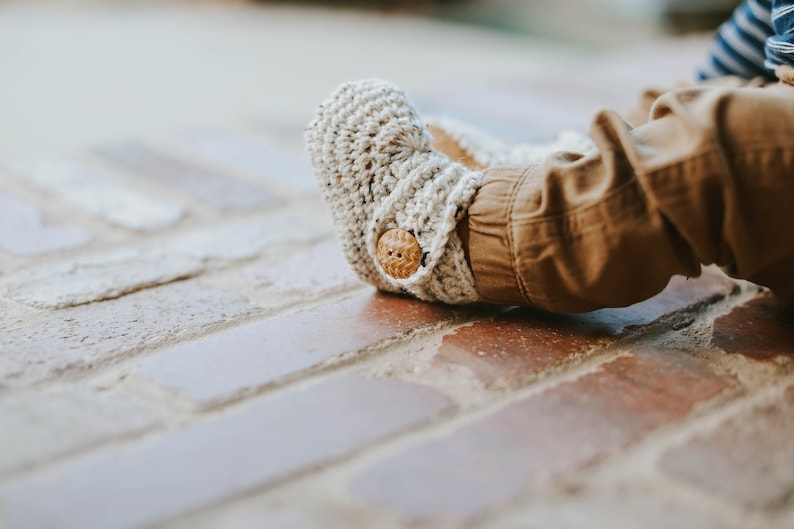 Boots for Babies Boho Baby Gifts Ivory Infant Booties Beige Etsy