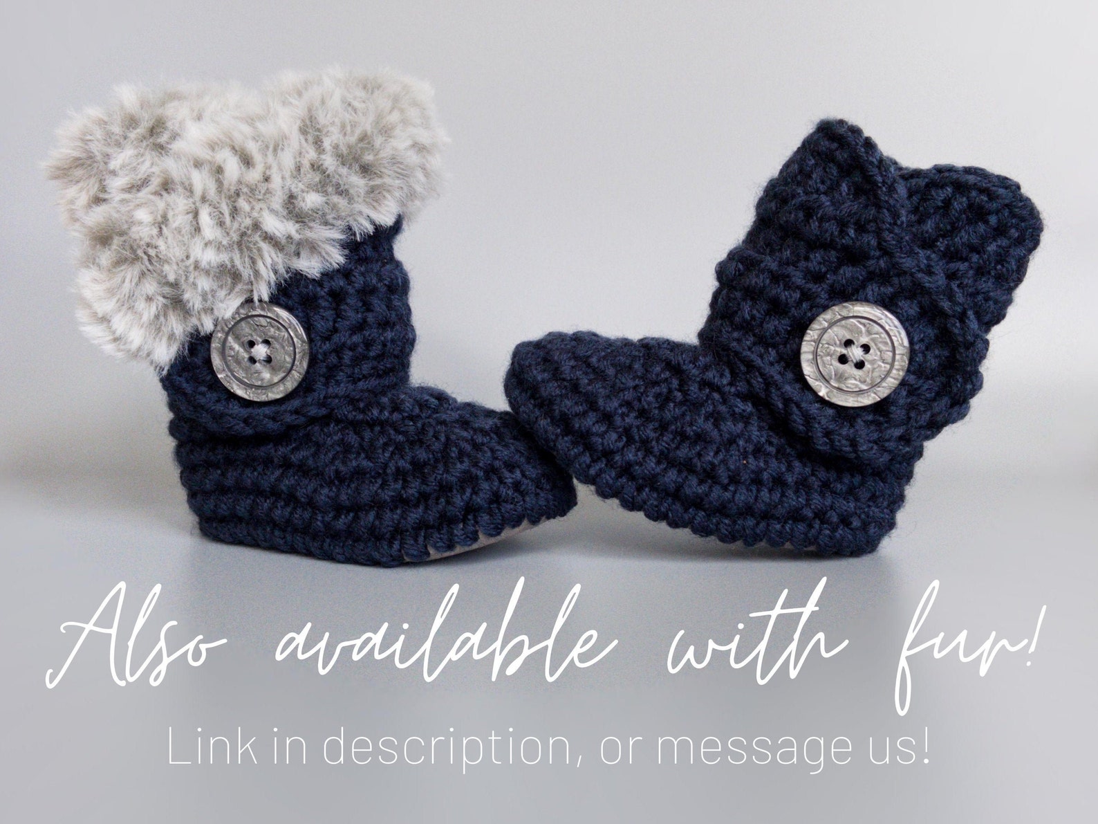 navy baby boots
