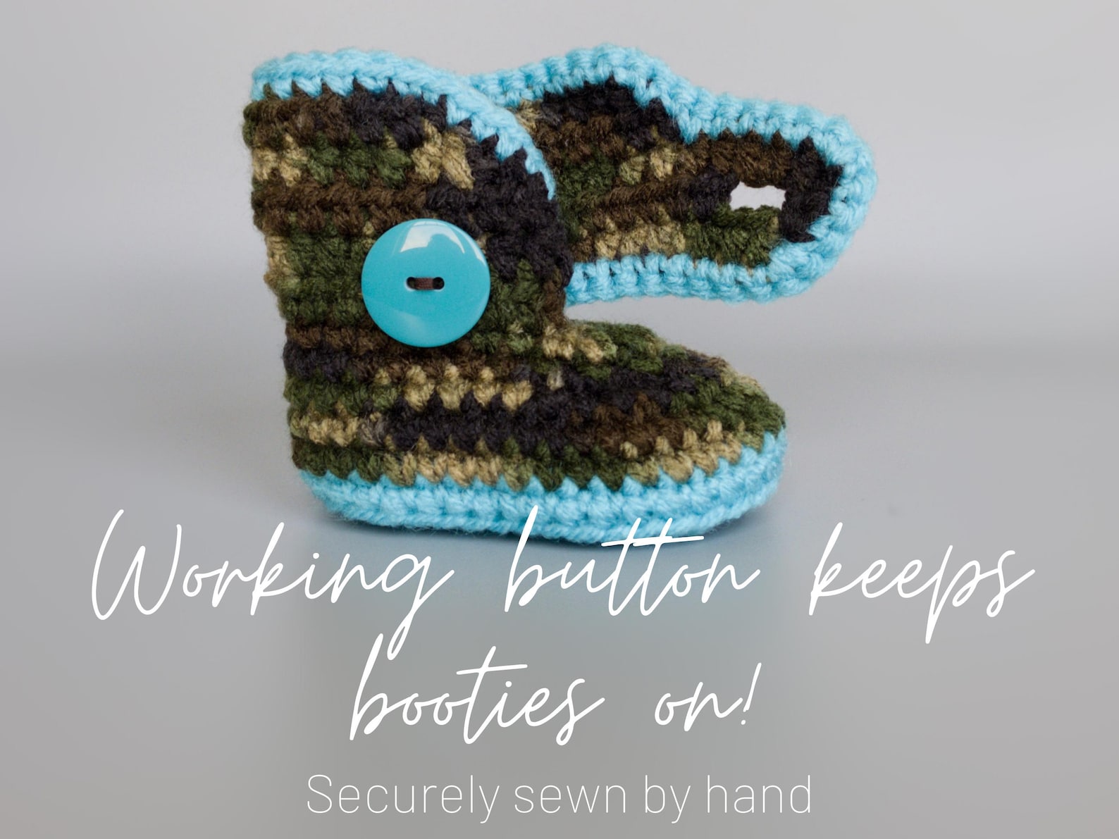 Baby Hunting Clothes Camouflage Infant Boots Bright Blue Etsy