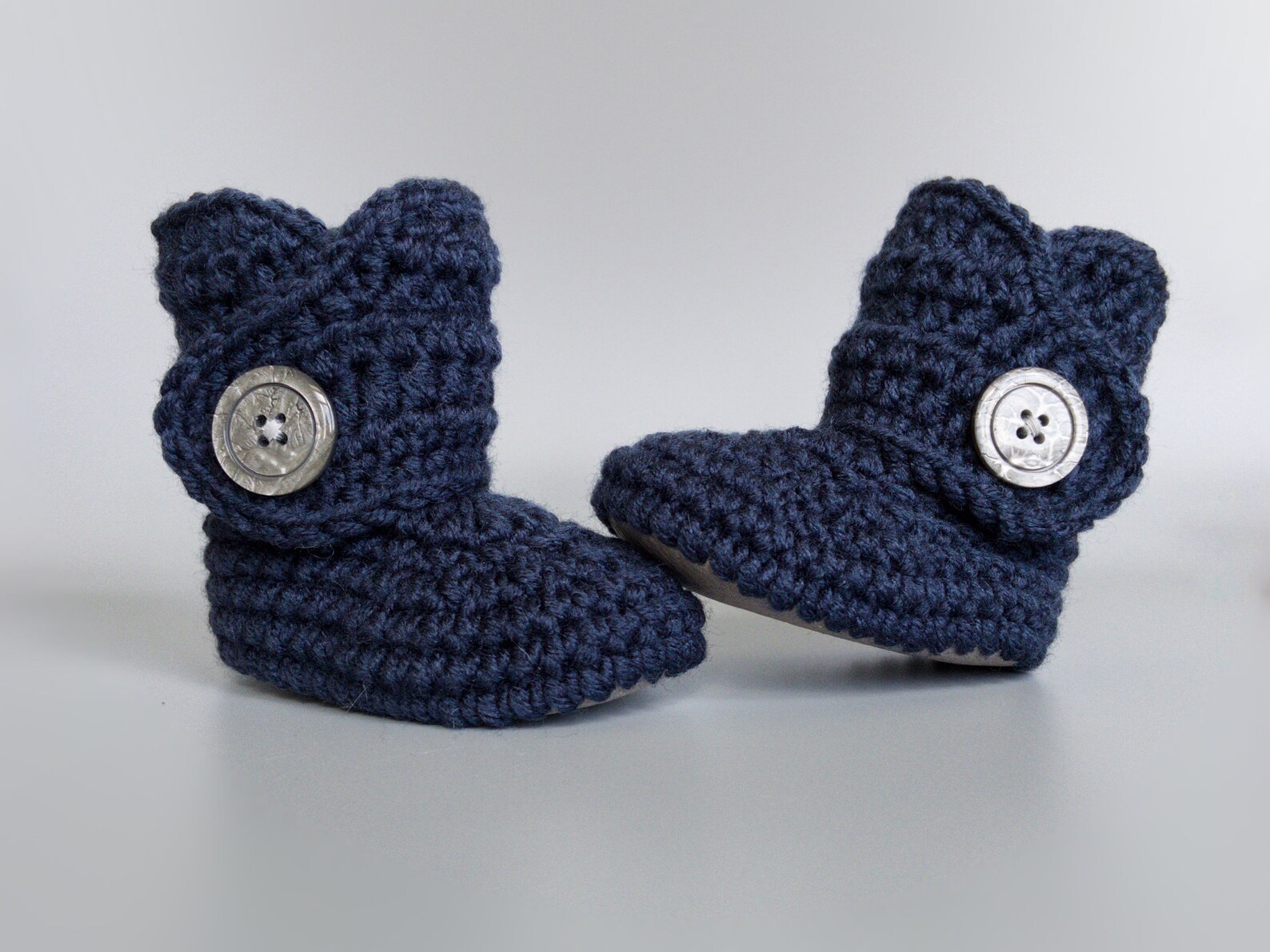navy baby boots
