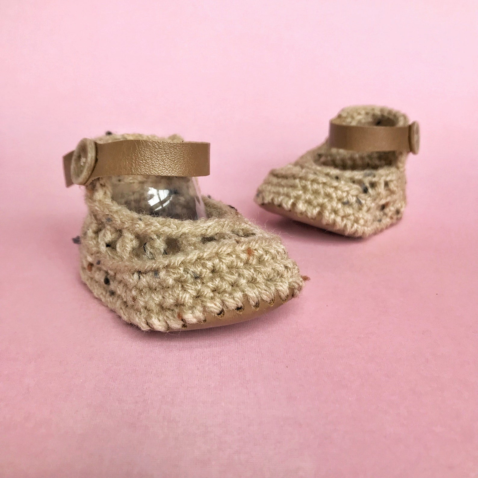 Baby Mary Jane Shoes Boho Baby Clothes Oatmeal Infant Etsy