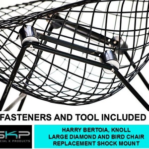 For Harry Bertoia, Knoll  Large Diamond And Bird Chair Replacement SKP Shock Mount
