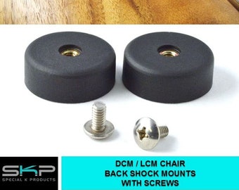 Para Eames Herman Miller DCM o LCM SKP Backrest Shockmounts juego de 2 soportes de choque