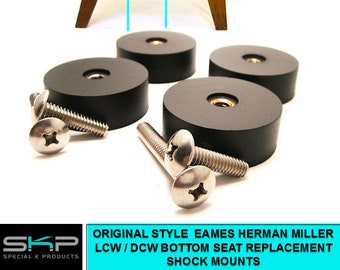 Para Eames Herman Miller DCW o LCW SKP Seat Shockmounts soporte de choque (Juego de 4)