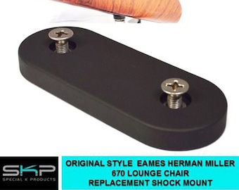 PER Eames Herman Miller 670 Lounge Chair Parti SKP Shock Mount Shockmount stile originale