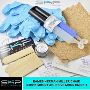 For Eames Herman Miller Chair SKP Shock Mount Shockmount Adhesive GLUE/EPOXY Mounting Replacement Kit or Adhesive Only image 1