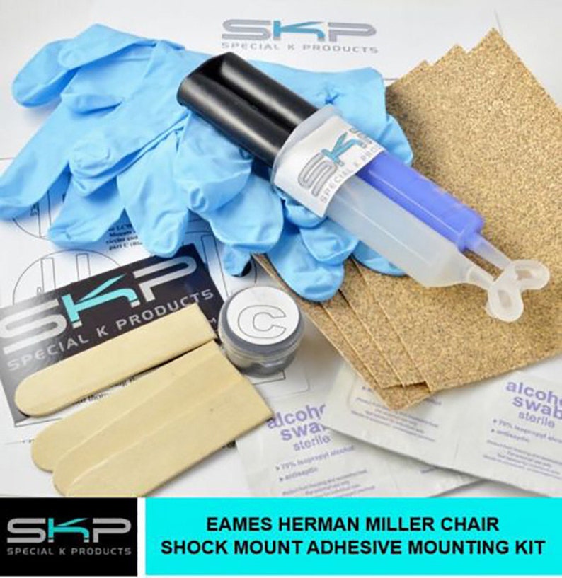 For Eames Herman Miller Chair SKP Shock Mount Shockmount Adhesive GLUE/EPOXY Mounting Replacement Kit or Adhesive Only image 1