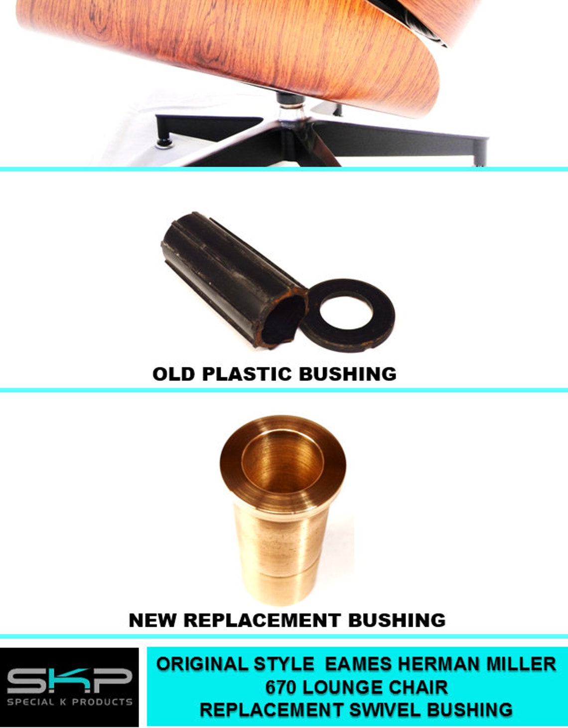 Swivel Bushing for EAMES / HERMAN MILLER 670 Lounge Chair | Etsy