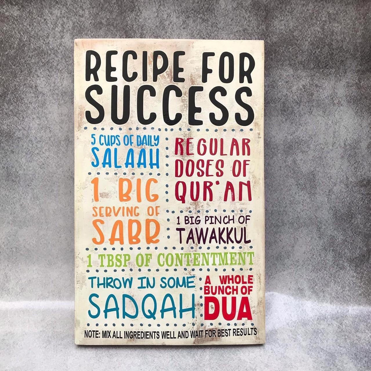 recipe for success quotes