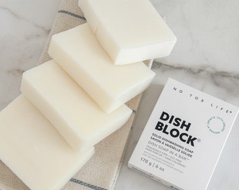 DISH BLOCK® solid dish soap - pack of 4