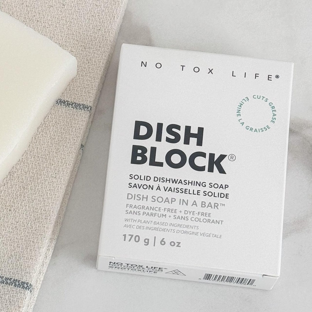 DISH BLOCK® Solid Dish Soap - No Tox Life - Etsy