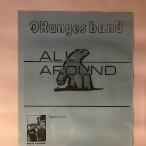 Oranges Band - Promo Punk Rock Flyer - Lookout! Records