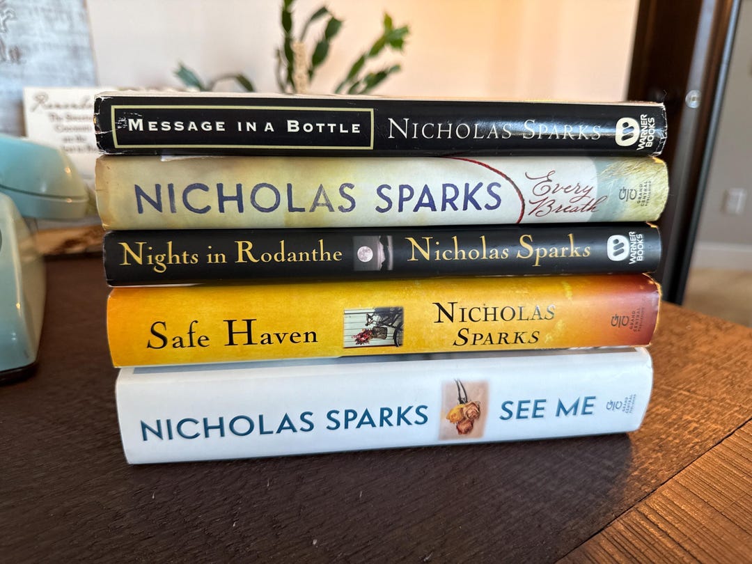 5 First Edition Nicholas Sparks Books See Me / Nights