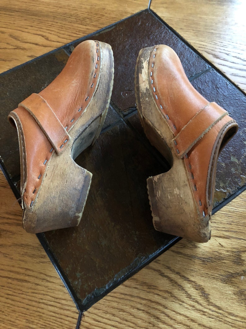 Classic 1980s Ceder SKO Wooden Clogs | Etsy