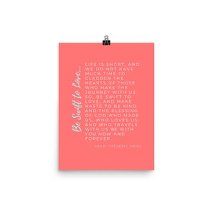 Be Swift to Be Kind Episcopal Prayer Christmas Colors Word Design by Christie Olstad