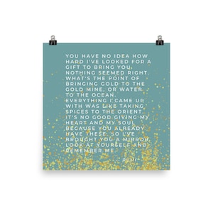 A Gift to Bring You by Rumi Poetry Art by Christie Olstad