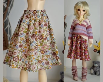 Skirt for minifee, slim msd, 1/4 bjd doll. (For people 14+)