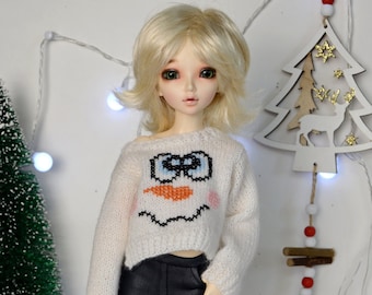 Knitted sweater for Minifee, slim Msd, BJD 1/4. (For people 14+)