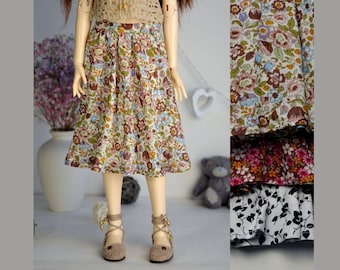 Skirt for msd (42-45 cm), 1/4 bjd doll.