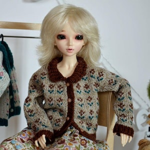 Minifee, slim msd, 1/4 bjd doll short cardigan. (For people 14+)